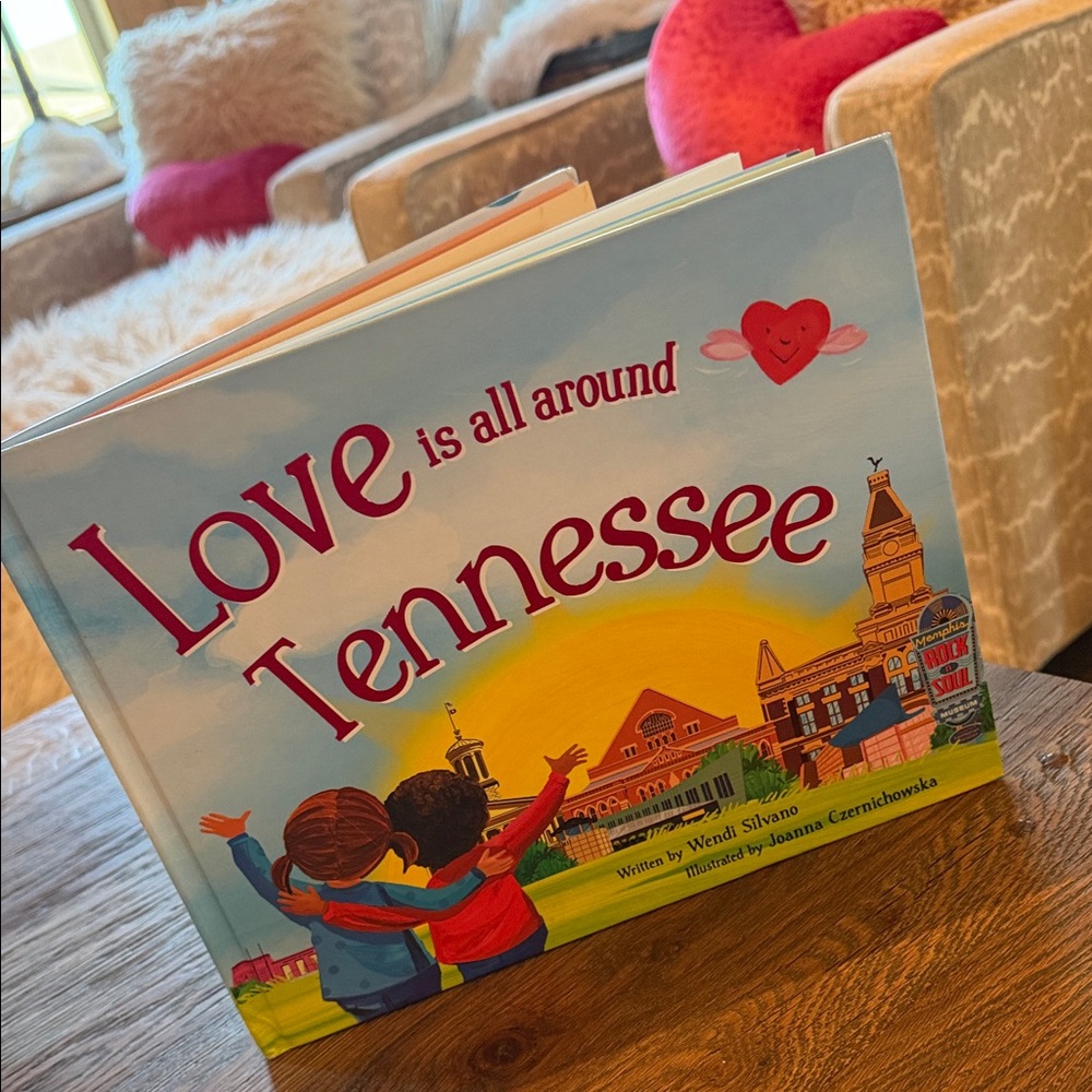 Love is All Around Tennessee Hardcover Book